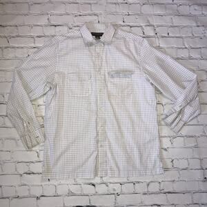 Square Print Banana Republic Dress Shirt